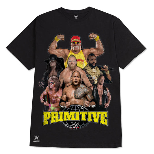 PRIMITIVE x WWE Mania Graphic Tee - Black