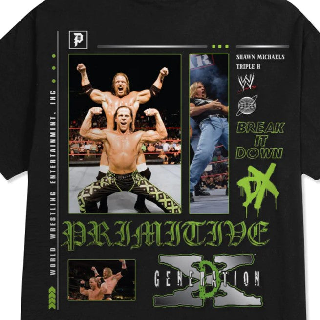 PRIMITIVE x WWE DX Graphic Tee - Black