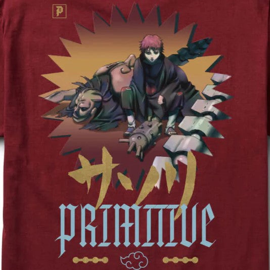 PRIMITIVE X NARUTO SHIPPUDEN Sasori Graphic T-Shirt - Burgundy