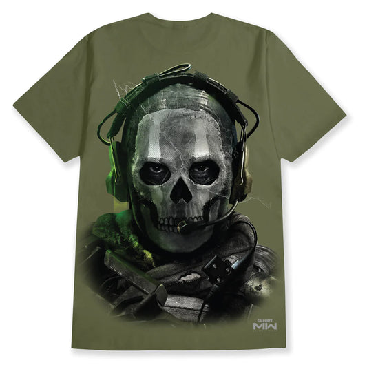 PRIMITIVE X CALL OF DUTY Ghost Graphic T-Shirt - Olive