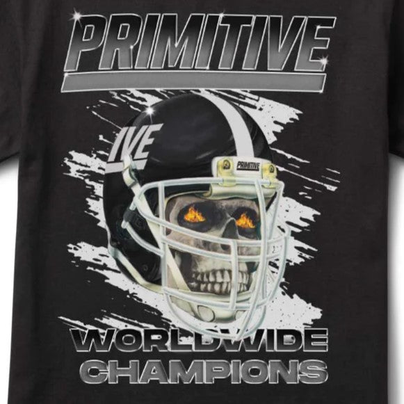 PRIMITIVE Versus Graphic T-Shirt - BLACK