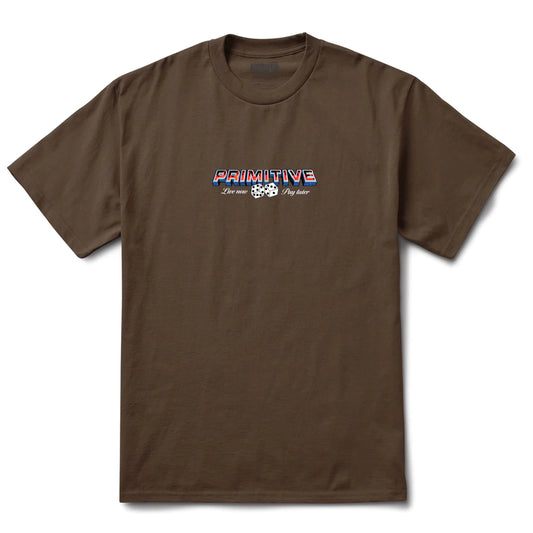 PRIMITIVE Cobra Graphic T-Shirt - Brown