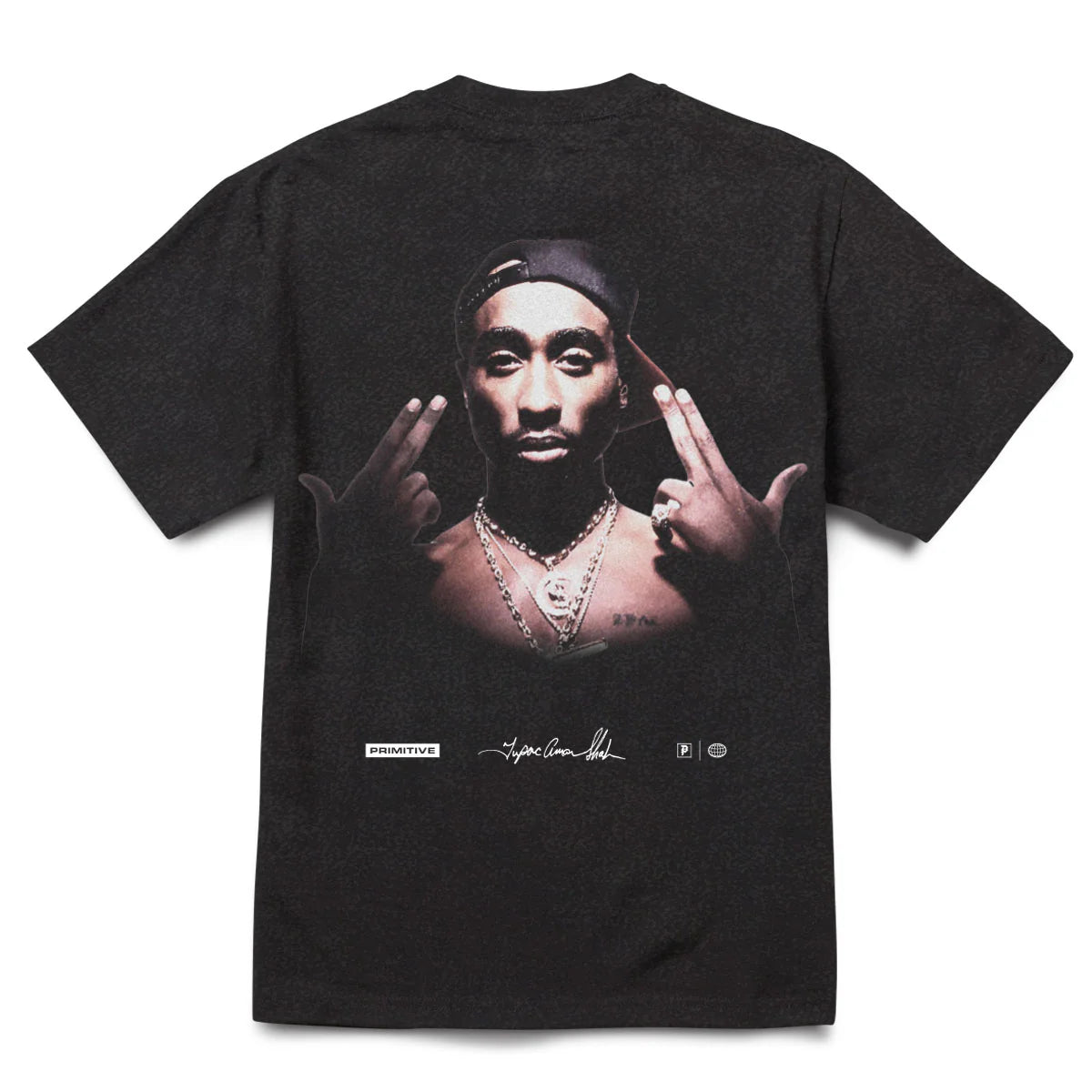 PRIMITVE x TUPAC Stay Up Heavyweight Graphic T-Shirt