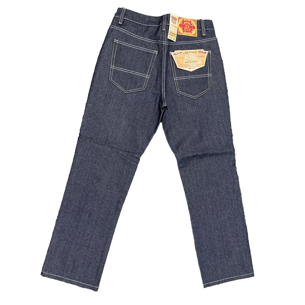 Denim Straight Fit Jeans - RAW INDIGO