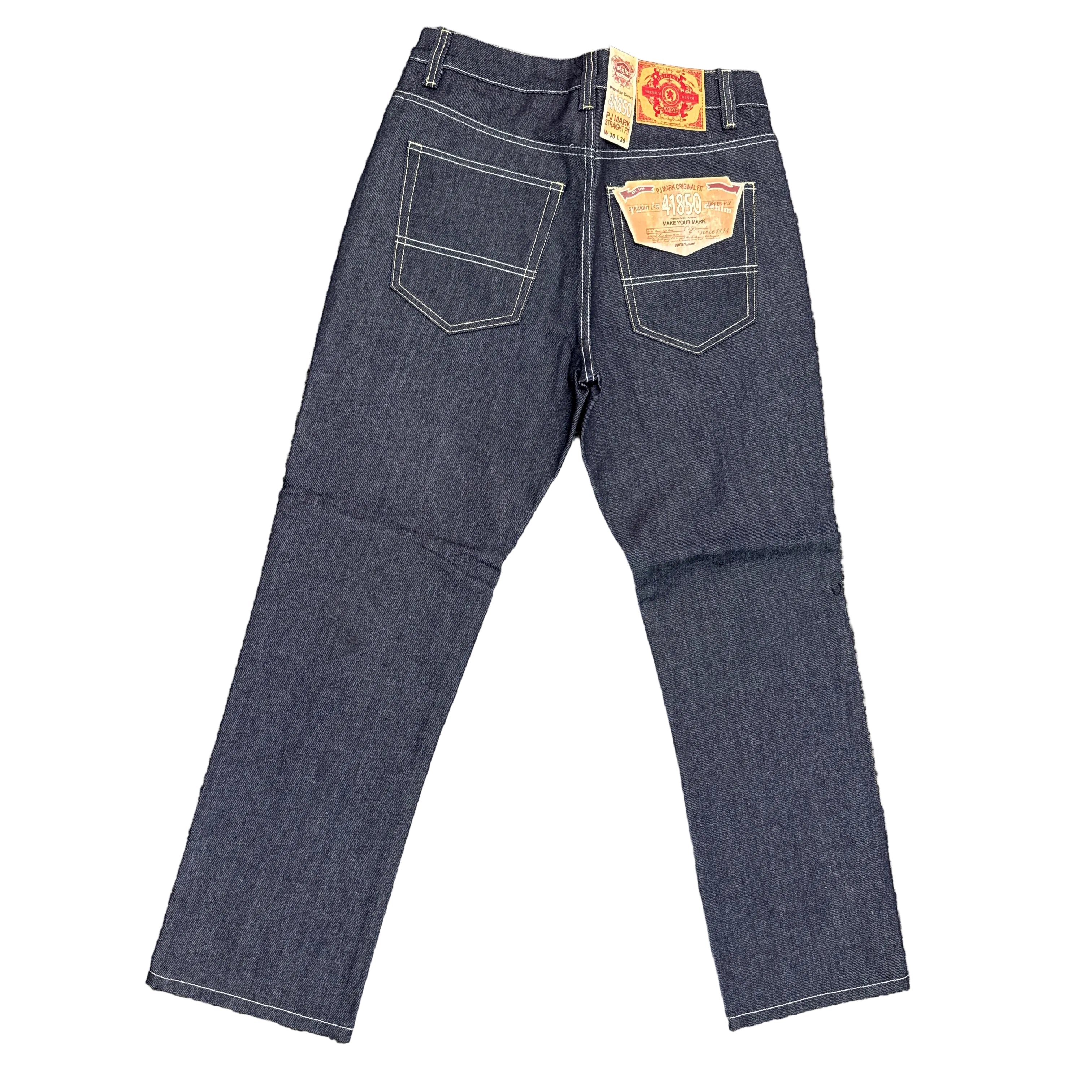 Denim Straight Fit Jeans - RAW INDIGO