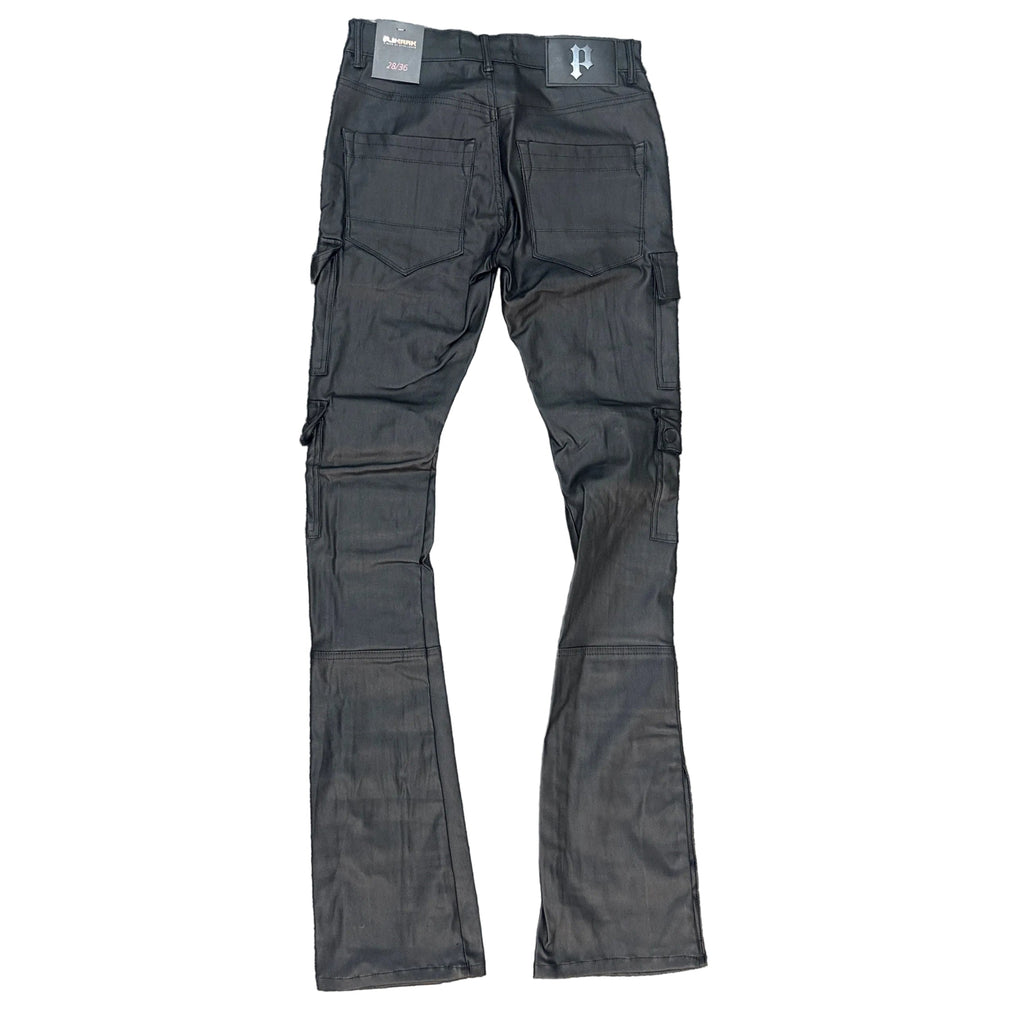 PJ MARK Leather Stack Fit Pants