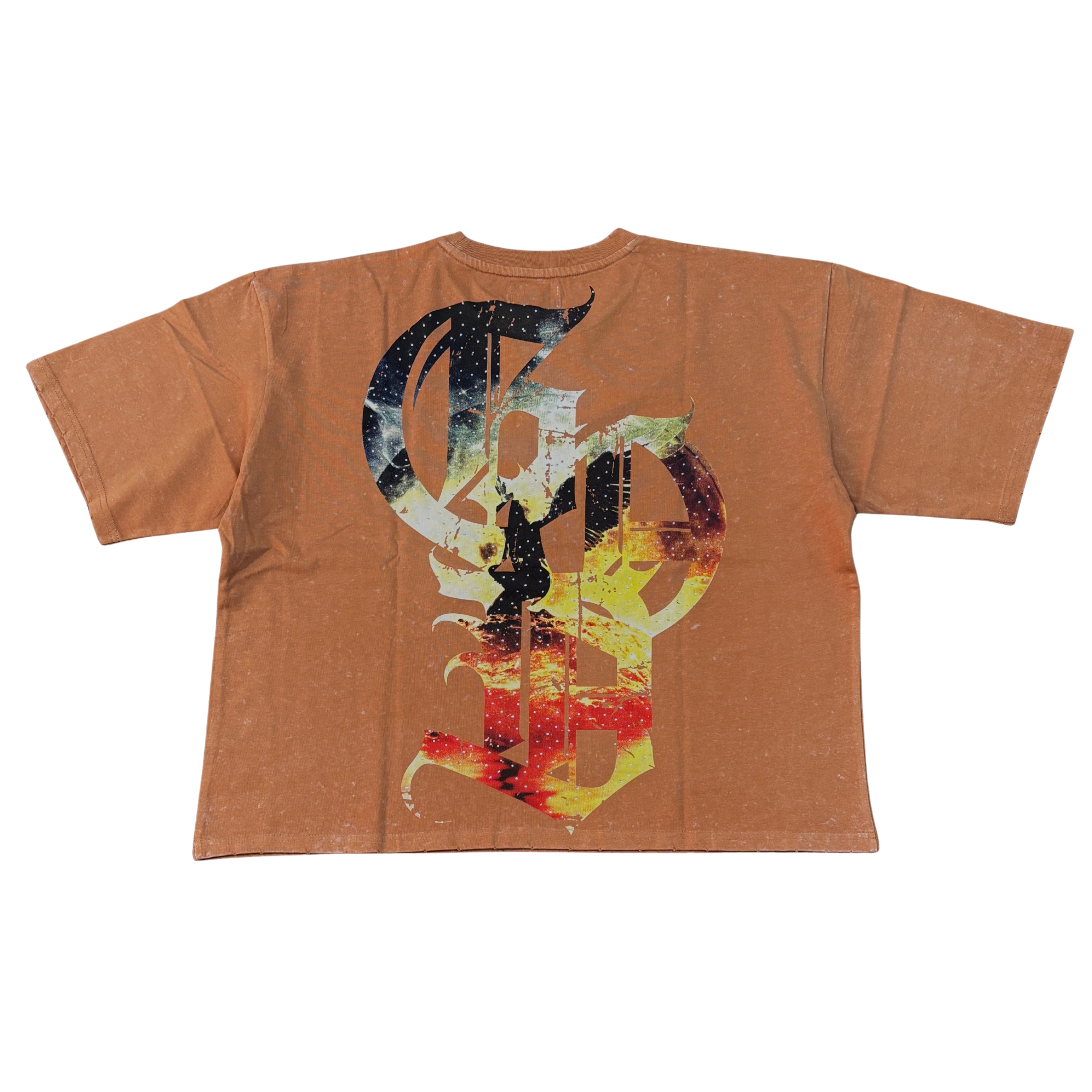 KRYPT Messenger Of God Graphic Crop Tee