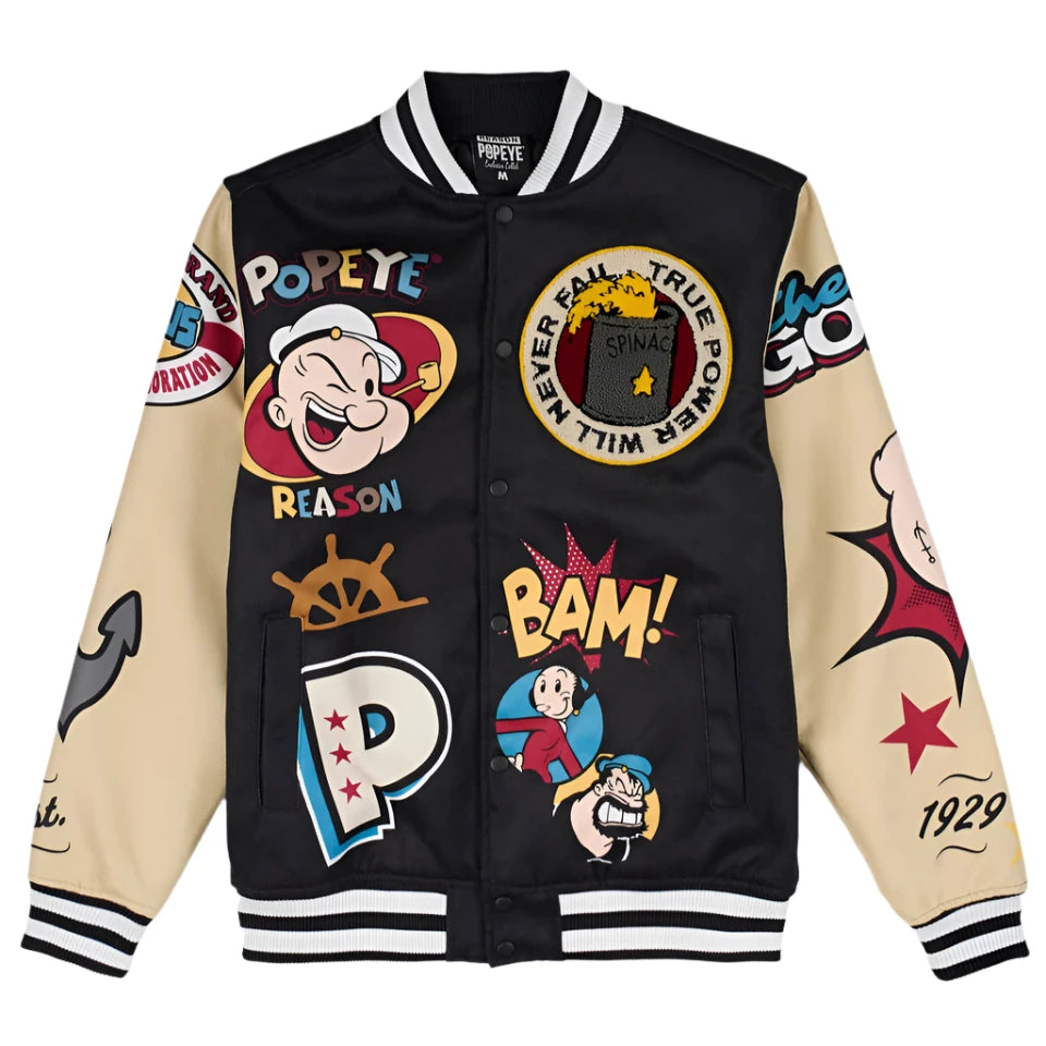 REASON x Popeye Varsity Jacket