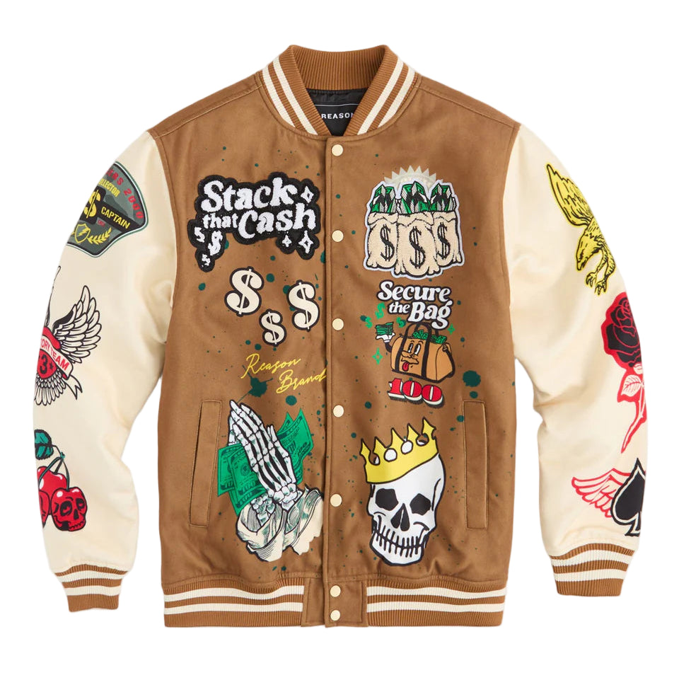 REASON Cash Varsity Jacket