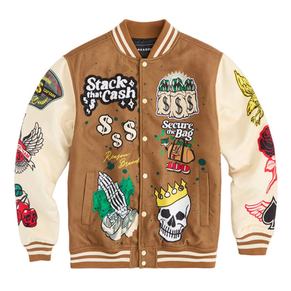 REASON Cash Varsity Jacket