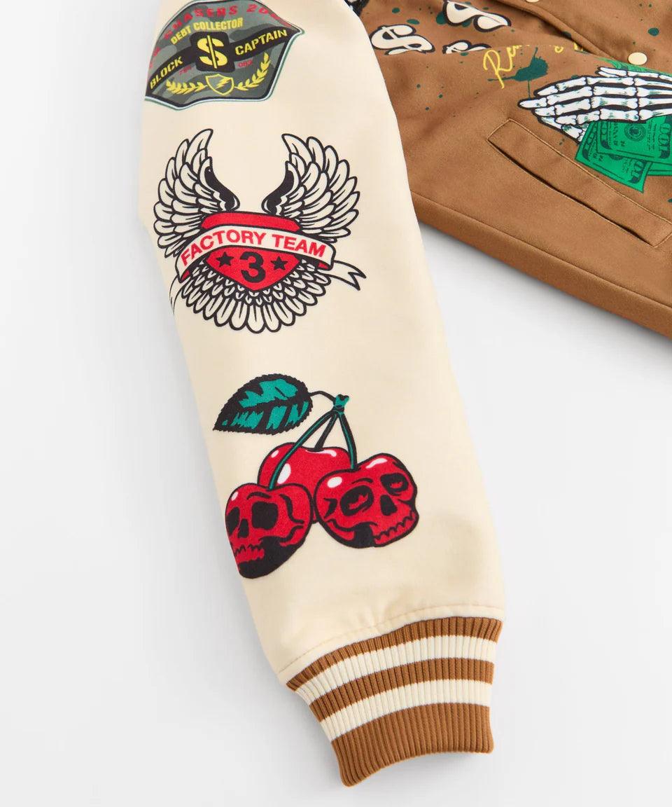 REASON Cash Varsity Jacket