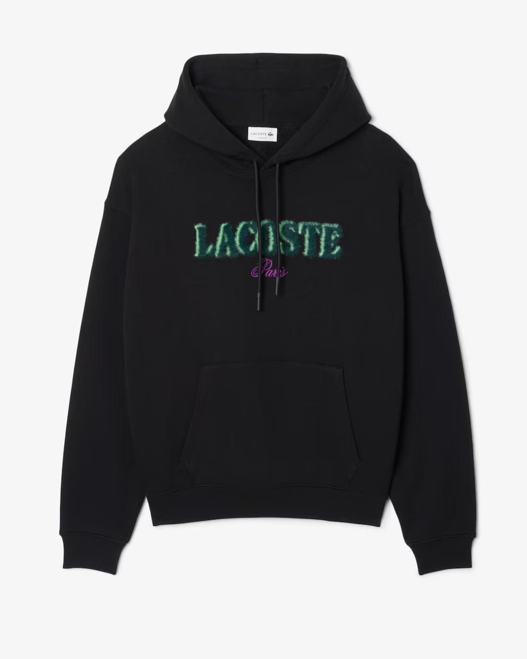 LACOSTE Men's Loose Fit Embroidered Hoodie