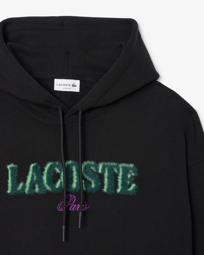 LACOSTE Men's Loose Fit Embroidered Hoodie