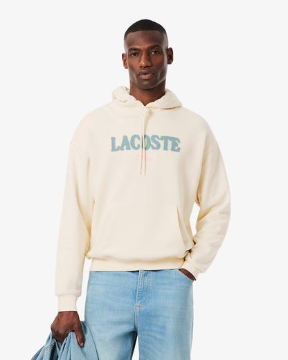 LACOSTE Men's Loose Fit Embroidered Hoodie