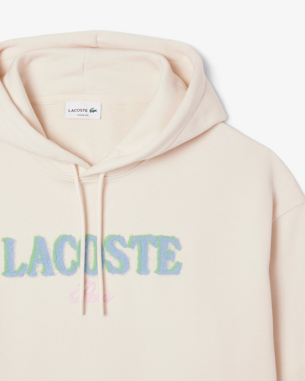 LACOSTE Men's Loose Fit Embroidered Hoodie