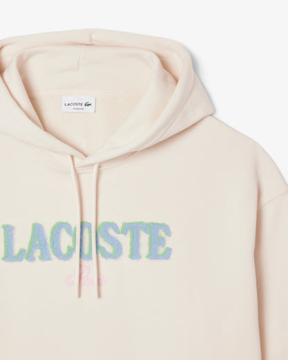 LACOSTE Men's Loose Fit Embroidered Hoodie