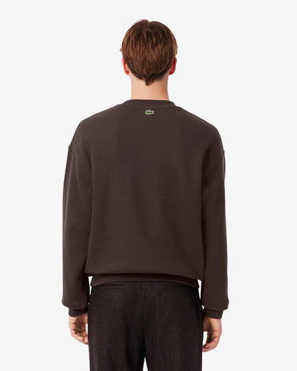 LACOSTE Men's Heritage Embroidery Fleece Sweatshirt