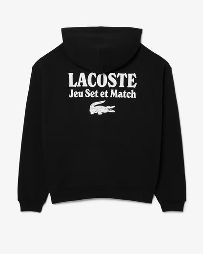 LACOSTE Men's Multi Print Fleece Hoodie