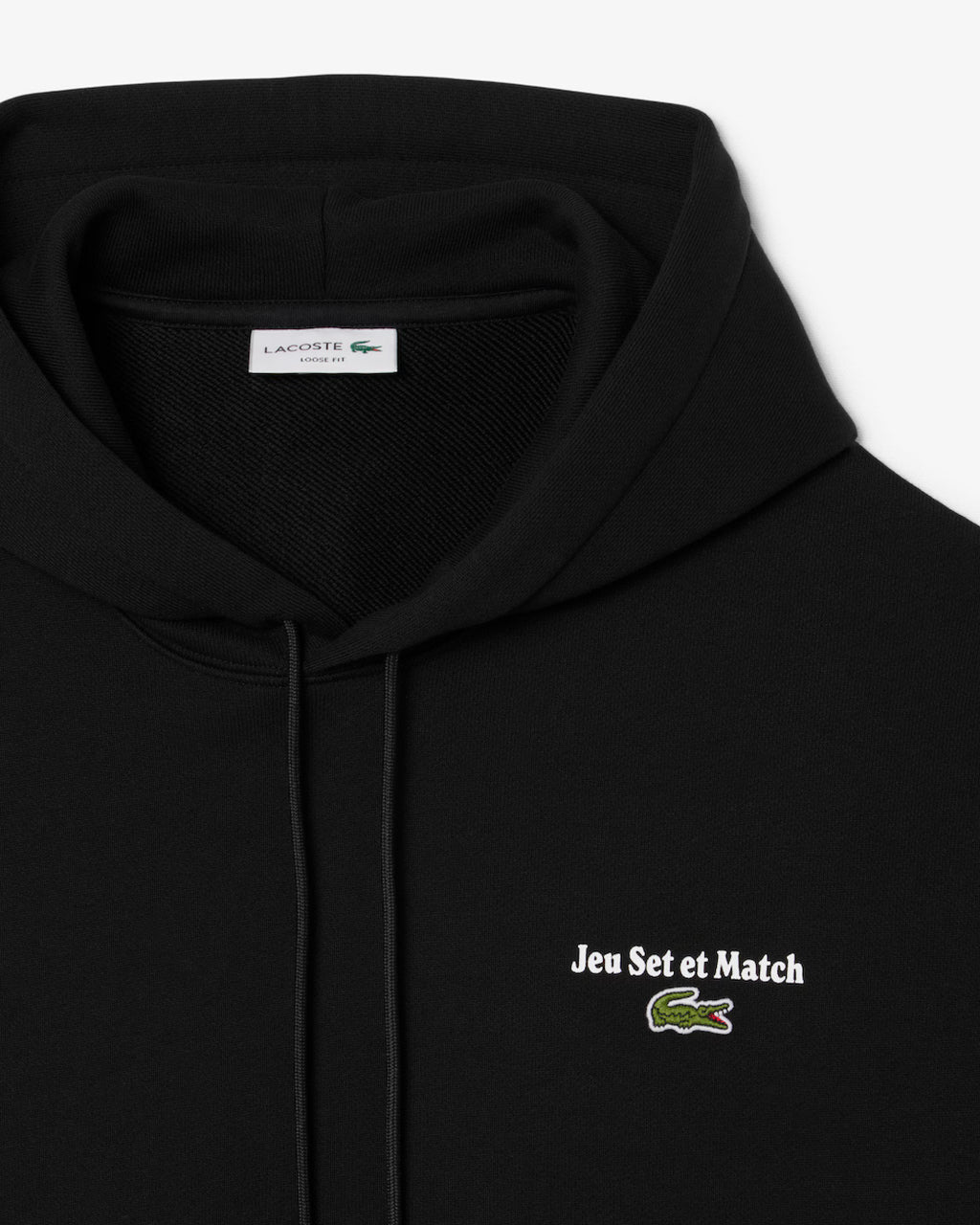 LACOSTE Men's Multi Print Fleece Hoodie