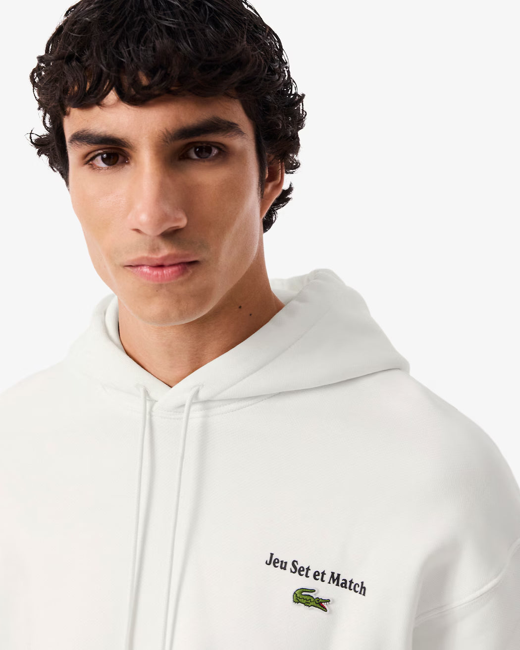 LACOSTE Men's Multi Print Fleece Hoodie