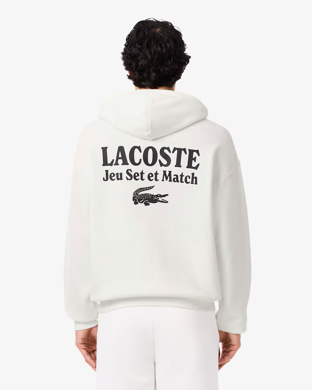 LACOSTE Men's Multi Print Fleece Hoodie