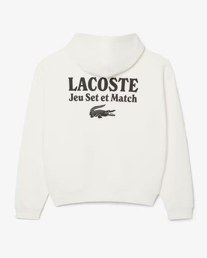 LACOSTE Men's Multi Print Fleece Hoodie