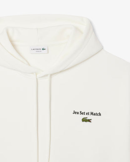 LACOSTE Men's Multi Print Fleece Hoodie