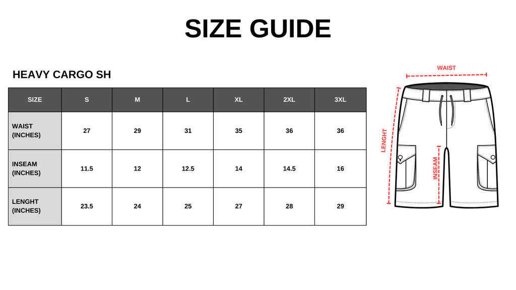 Basic Heavy Cargo Shorts