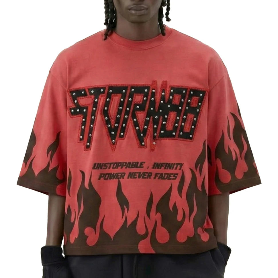 STORM88 Washed 100% Cotton S/N Jersey 3/4 Sleeve Tee