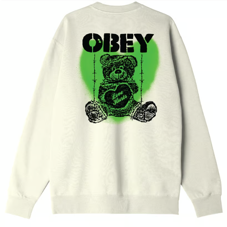 OBEY Love Hurts Crew Neck Sweatshirt