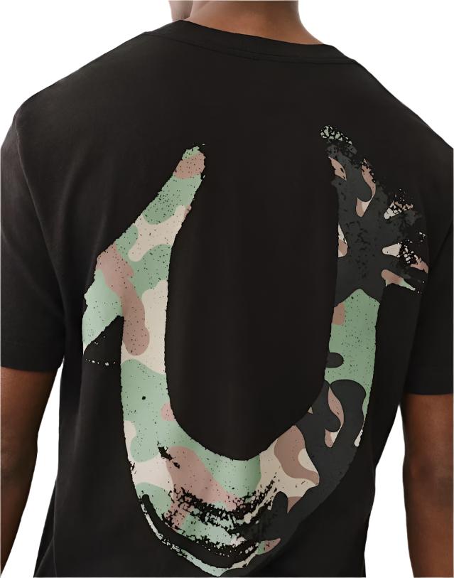 TRUE RELIGION Painted Camo Horseshoe Tee