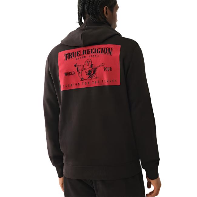 TRUE RELIGION Buddha World Tour Logo Hoodie