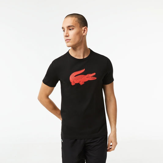 LACOSTE SPORT 3D Print Crocodile Breathable Jersey T-Shirt