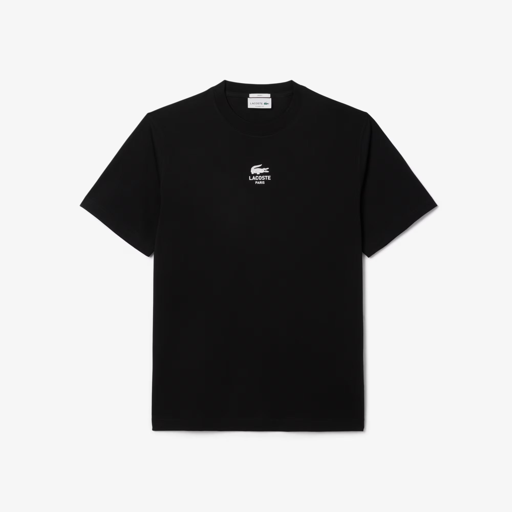 LACOSTE Unisex Signature Print Cotton T-Shirt