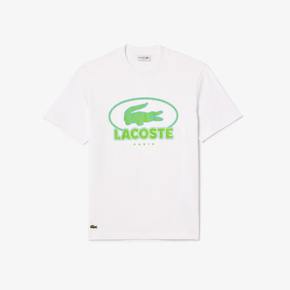 LACOSTE Men's Heavy Cotton Graphic T-Shirt