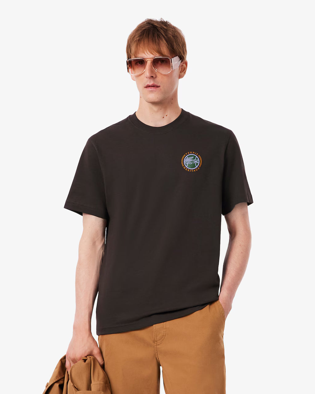 LACOSTE Men's Multi Print Jersey T-Shirt