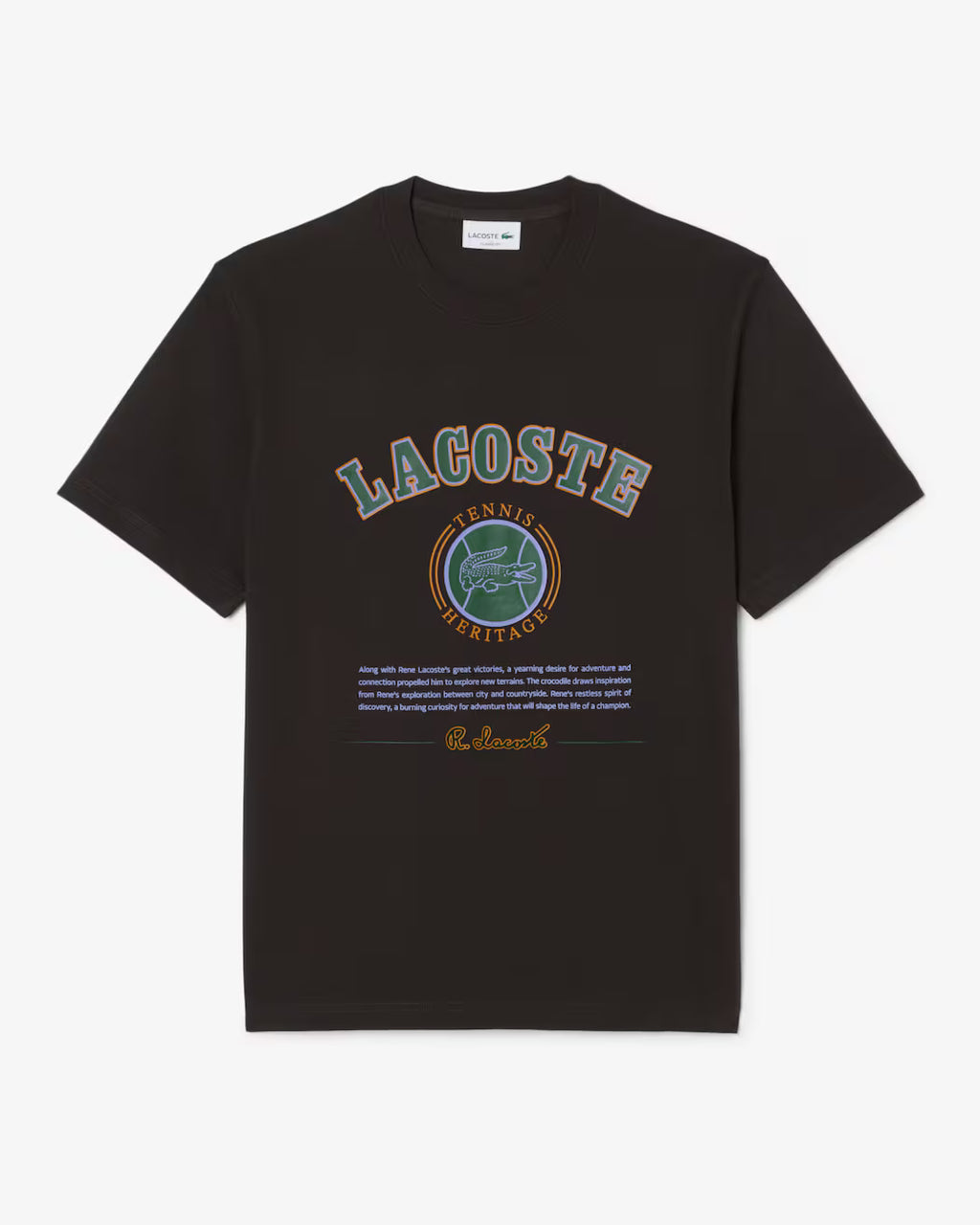 LACOSTE Men's Print Cotton T-Shirt