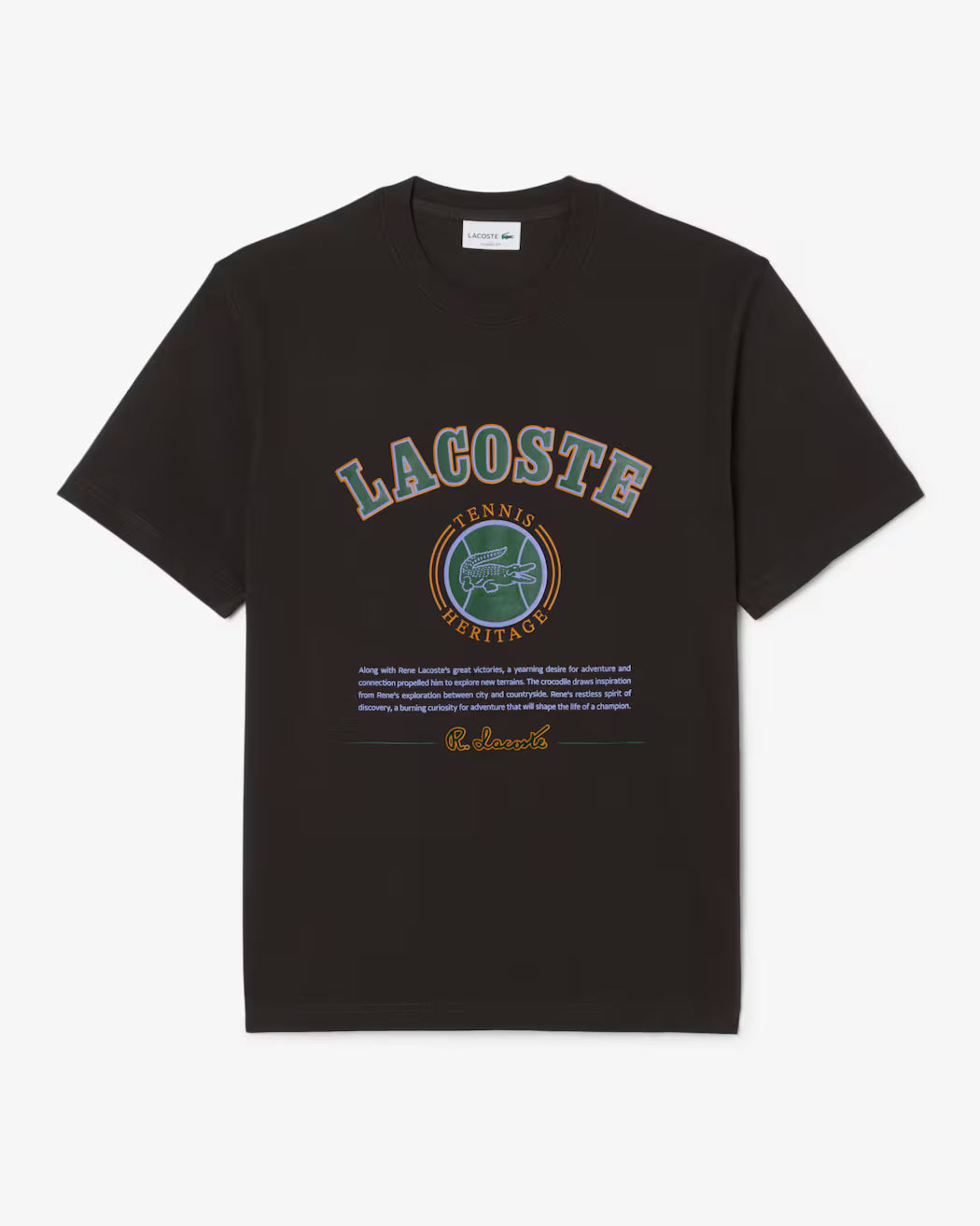 LACOSTE Men's Print Cotton T-Shirt