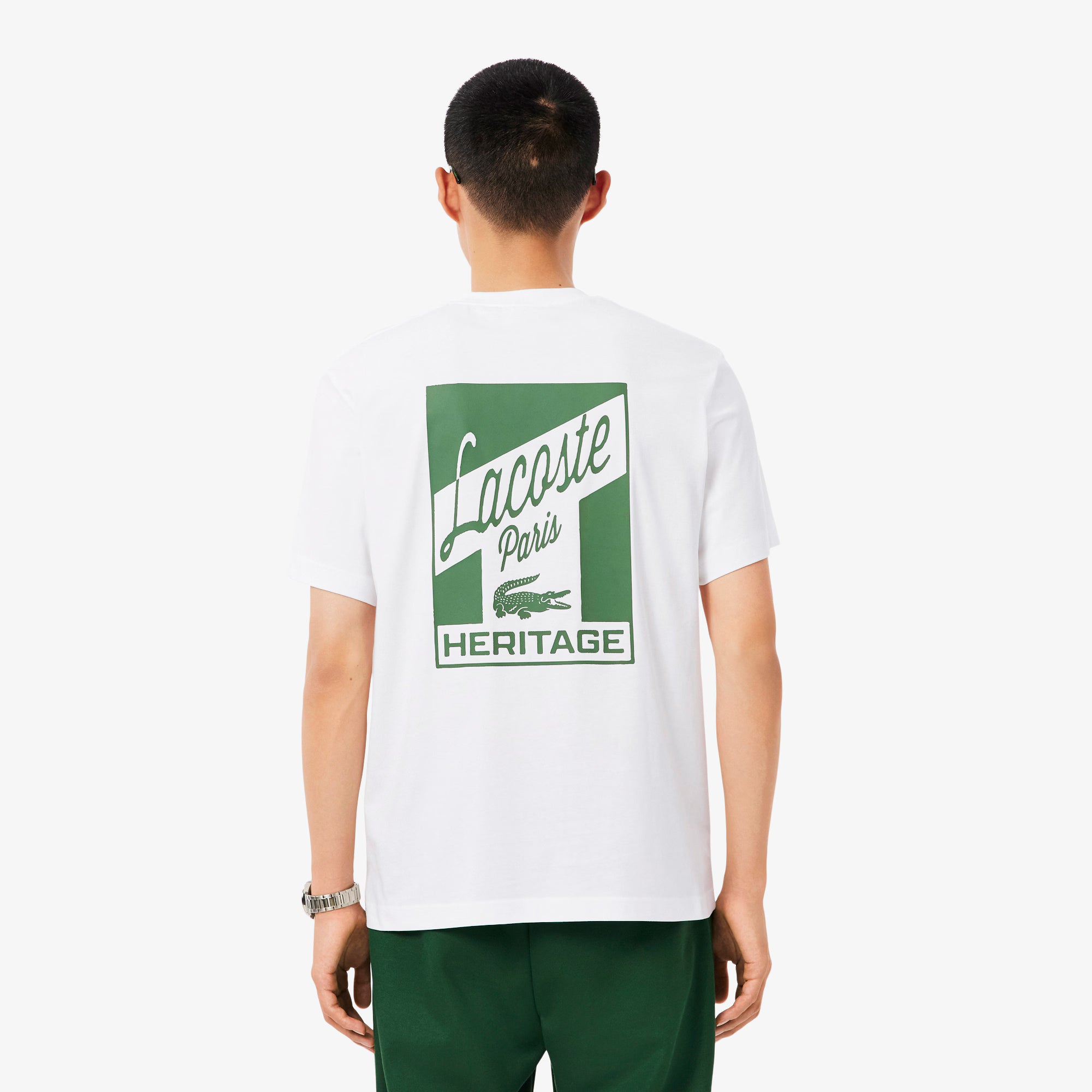 LACOSTE Men's Multi Print Jersey T-Shirt