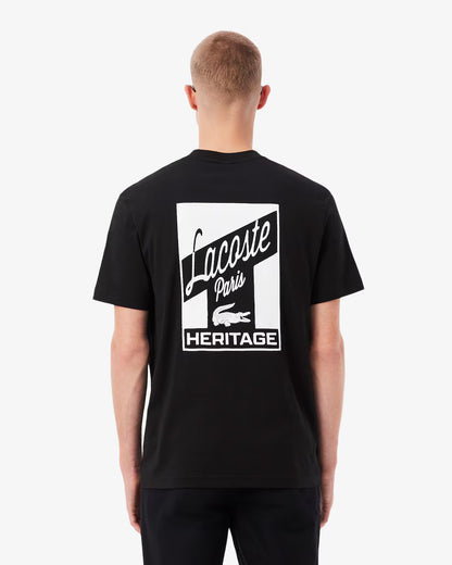 LACOSTE Men's Multi Print Jersey T-Shirt