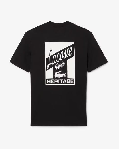 LACOSTE Men's Multi Print Jersey T-Shirt