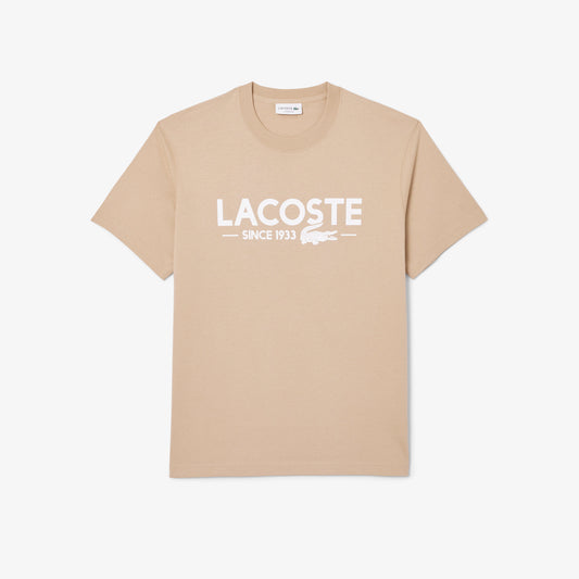 LACOSTE Men's Print Cotton T-Shirt