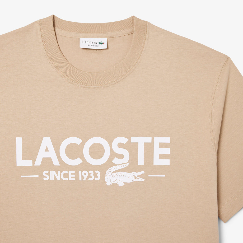 LACOSTE Men's Print Cotton T-Shirt