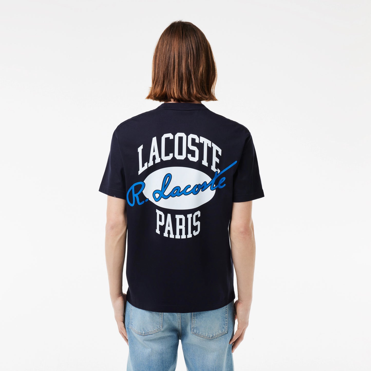LACOSTE Men's Heritage Print Cotton T-shirt