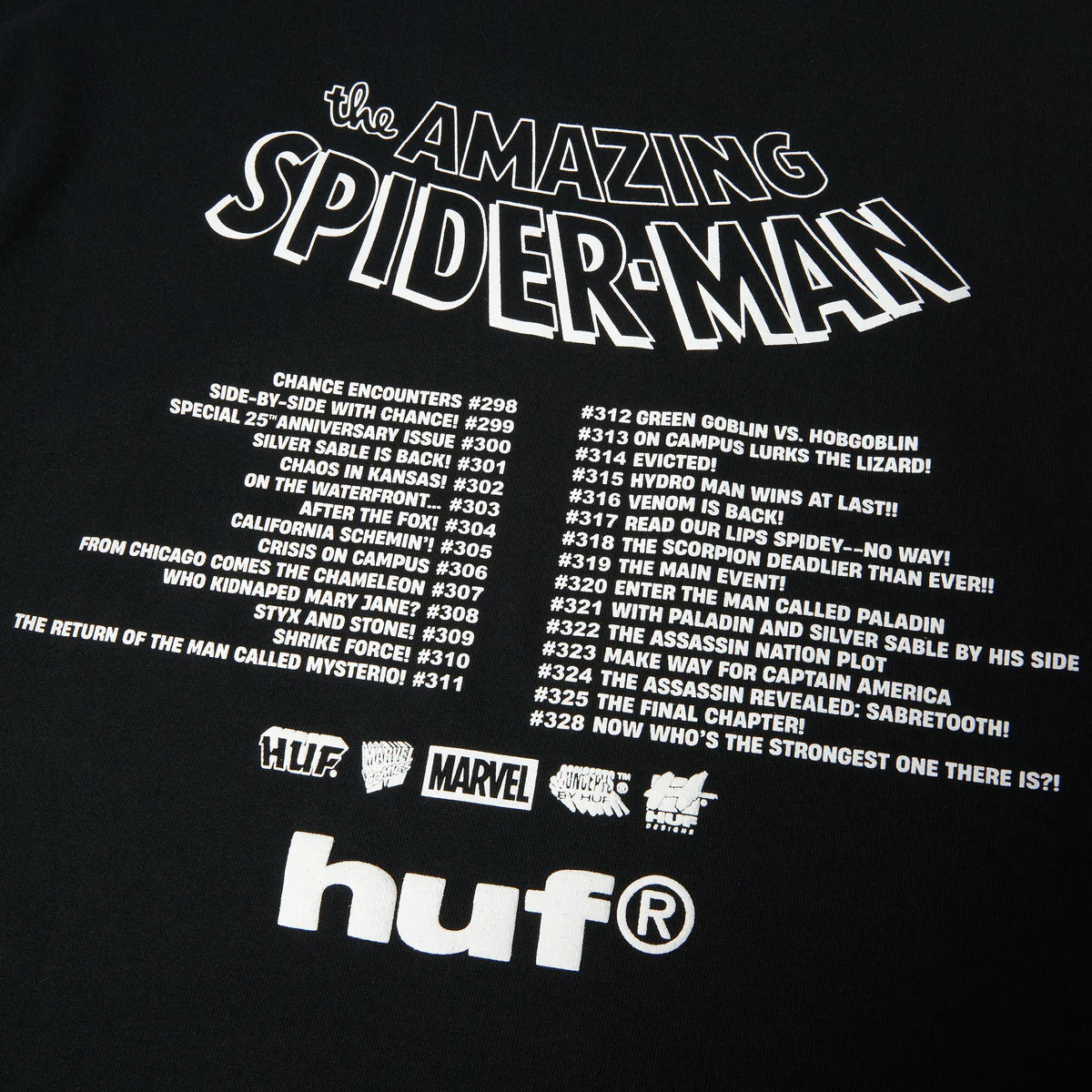 HUF x Marvel Spider-Man Three Hundred T-Shirt