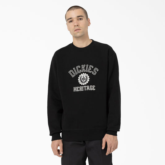 DICKIES Oxford Graphic Sweatshirt - BLACK