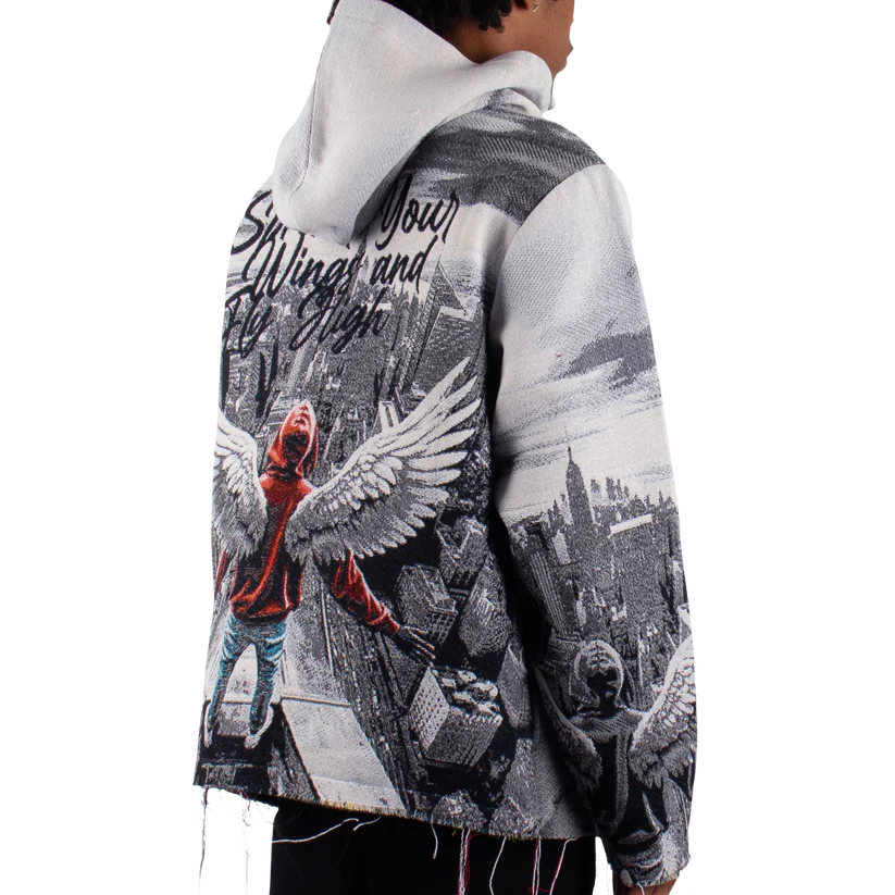 MAJESTIC Fly High Tapestry Graphic Hoodie