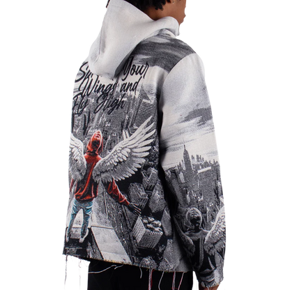 MAJESTIC Fly High Tapestry Graphic Hoodie