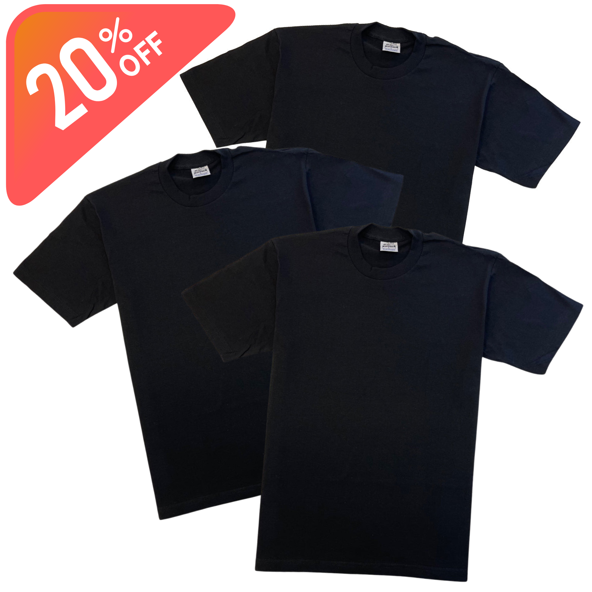 Heavyweight Plain Athletic Fit T-Shirt - Bundle Save upto 20% Off – K MOMO