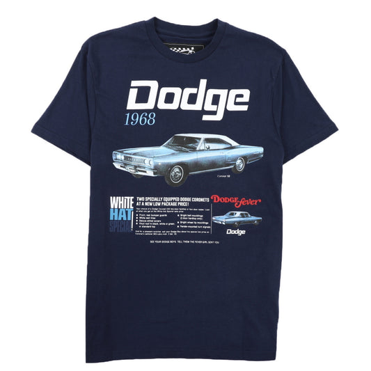 REASON X DODGE White Hat Special Short Sleeve Tee - Navy
